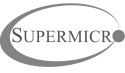 Logo firmy produkującej serwery i sprzęt serwerowy - Supermicro
